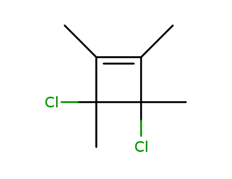 Molecular Structure of 1194-30-5 (3,4-Dichloro-1,2,3,4-tetramethylcyclobutene)