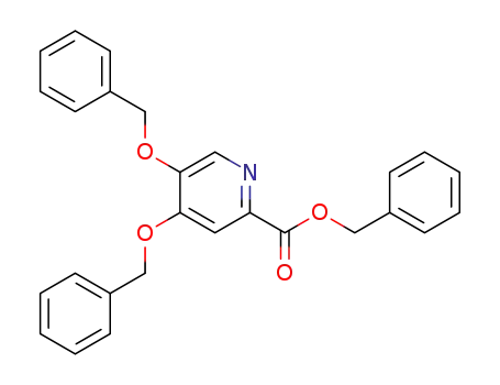 Molecular Structure of 112334-42-6 (benzyl 4,5-bis(benzyloxy)picolinate)