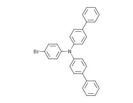 Molecular Structure of 499128-71-1 (N-(4-BroMophenyl)-N,N-bis(1,1'-biphenyl-4-yl)aMine)