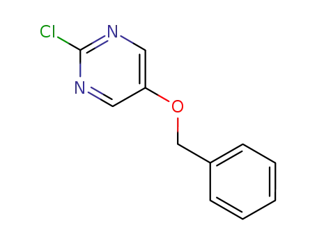 Molecular Structure of 138274-14-3 (2-Chloro-5-(phenylmethoxy)-pyrimidine)