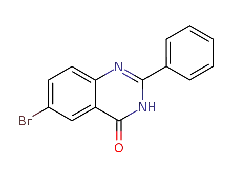 Molecular Structure of 27398-50-1 (6-Bromo-2-phenyl-1H-quinazolin-4-one)