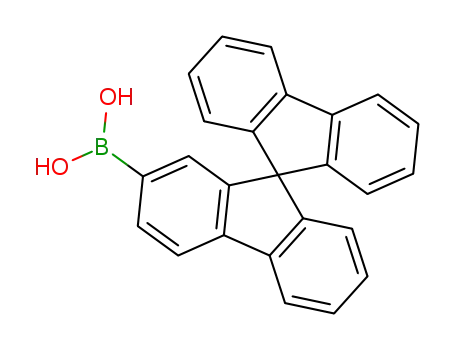 Molecular Structure of 236389-21-2 (Boronic acid, B-9,9'-spirobi[9H-fluoren]-2'-yl-)