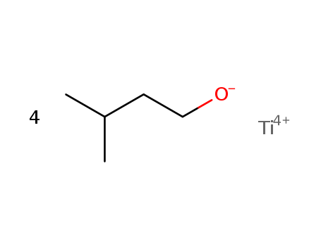 Molecular Structure of 19480-47-8 (1-Butanol, 3-methyl-, titanium(4+) salt)