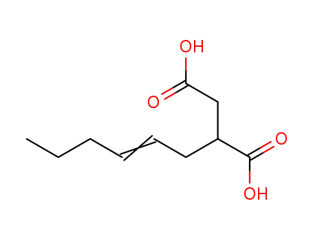 Molecular Structure of 5672-10-6 (Butanedioic acid,2-hexenyl- )