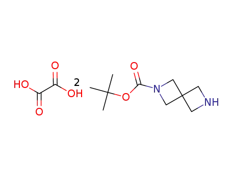 Molecular Structure of 1041026-71-4 (tert-butyl 2,6-diazaspiro[3.3]heptane-2-carboxylate oxalate)