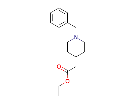 Molecular Structure of 71879-59-9 (1-Benzyl-4-Piperidine acetic acid ethylester)