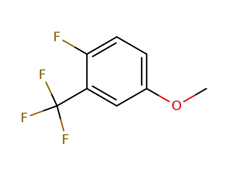 Molecular Structure of 127271-65-2 (4-FLUORO-3-(TRIFLUOROMETHYL)ANISOLE)