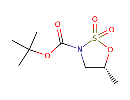 (R)-5-Methyl-2,2-dioxo-[1,2,3]oxathiazolidine-3-carboxylic acid tert-butyl ester