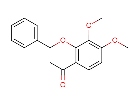 Molecular Structure of 56774-68-6 (Ethanone, 1-[3,4-dimethoxy-2-(phenylmethoxy)phenyl]-)