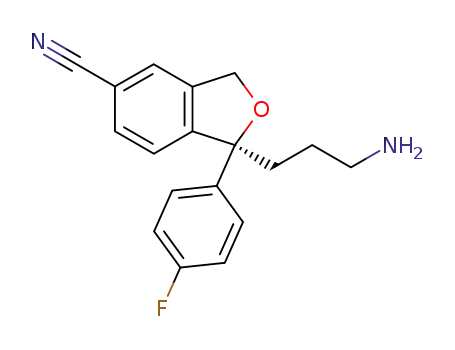 Molecular Structure of 166037-78-1 (S-DIDEMETHYL CITALOPRAM)