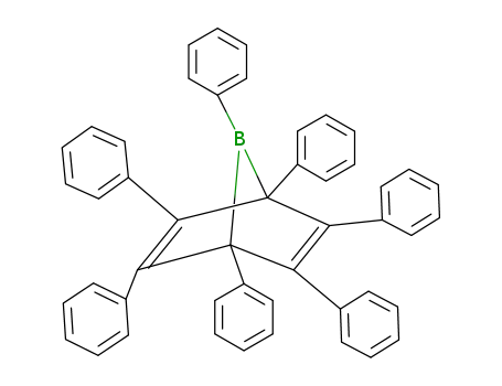 Molecular Structure of 56859-33-7 (7-Borabicyclo[2.2.1]hepta-2,5-diene, 1,2,3,4,5,6,7-heptaphenyl-)
