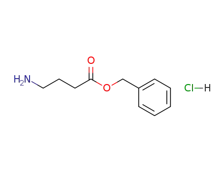 Molecular Structure of 78287-52-2 (Butanoic acid, 4-amino-, phenylmethyl ester, hydrochloride)