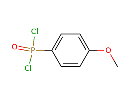 Molecular Structure of 37632-18-1 (4-METHOXYPHENYLPHOSPHONIC DICHLORIDE)