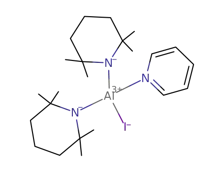 Molecular Structure of 211381-81-6 ((2,2,6,6-tetramethylpiperidino)2AlI(pyridine))