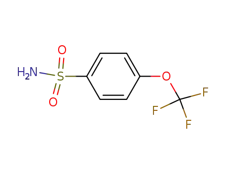 Molecular Structure of 1513-45-7 (4-(Trifluoromethoxy)benzenesulfonamide)