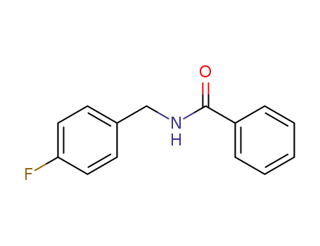 Molecular Structure of 223375-04-0 (Ν-(4-fluorobenzyl)benzamide)