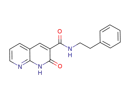 N-phenethyl-1,8-naphthyridin-2(1H)-on-3-carboxamide