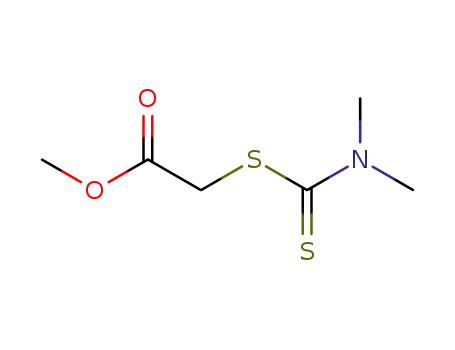 Molecular Structure of 27888-12-6 (methyl [(dimethylcarbamothioyl)sulfanyl]acetate)