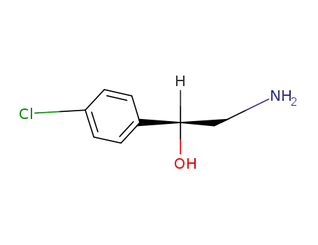 Molecular Structure of 128535-89-7 ((S)-2-Amino-1-(4-chlorophenyl)ethanol)