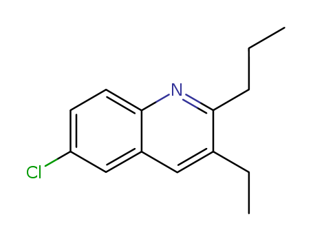 Quinoline,6-chloro-3-ethyl-2-propyl-