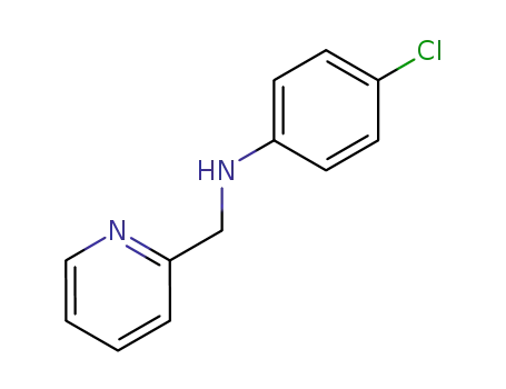 Molecular Structure of 27048-28-8 (N-(4-chlorophenyl)pyridine-2-methylamine)
