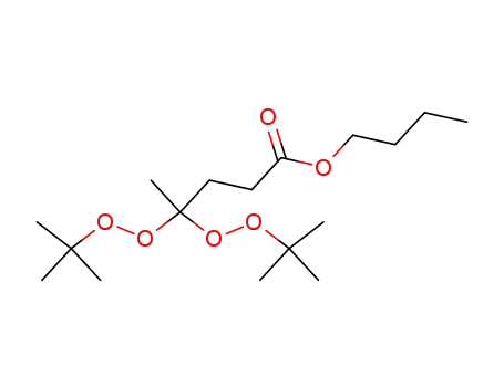 Molecular Structure of 995-33-5 (Butyl 4,4-bis(tert-butyldioxy)valerate)