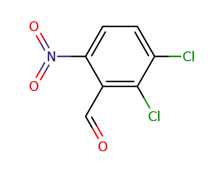 Molecular Structure of 75618-41-6 (2,3-Dichloro-6-nitrobenzaldehyde)