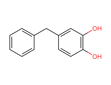 Molecular Structure of 7005-43-8 (1,2-Benzenediol, 4-(phenylmethyl)- (9CI))