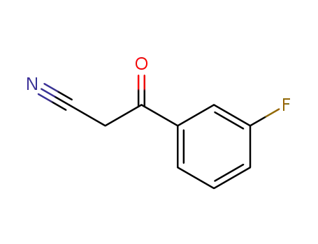 Molecular Structure of 21667-61-8 (3-Fluorobenzoylacetonitrile)