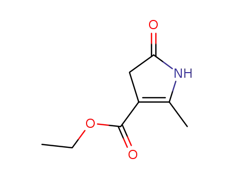 Molecular Structure of 4189-20-2 (2-METHYL-5-OXO-4,5-DIHYDRO-1H-PYRROLE-3-CARBOXYLIC ACID ETHYL ESTER)