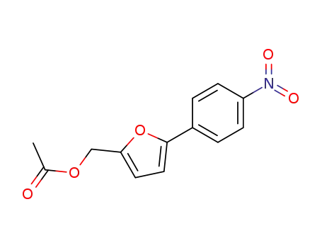 Molecular Structure of 54146-50-8 ([5-(4-nitrophenyl)furan-2-yl]methyl acetate)