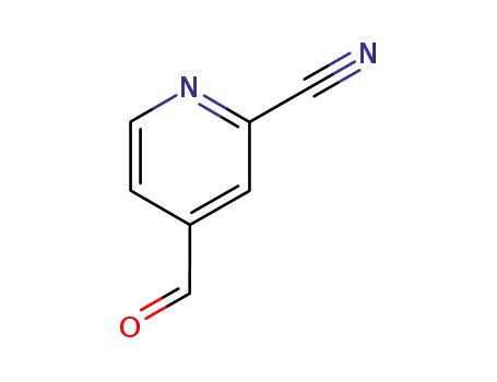 Molecular Structure of 131747-70-1 (2-CYANOPYRIDINE-4-CARBOXALDEHYDE)