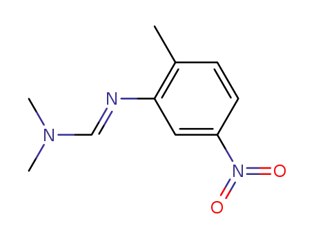 Molecular Structure of 36192-16-2 (Methanimidamide, N,N-dimethyl-N'-(2-methyl-5-nitrophenyl)-)