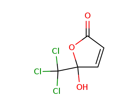 Molecular Structure of 2902-72-9 (5-hydroxy-5-(trichloromethyl)furan-2(5H)-one)