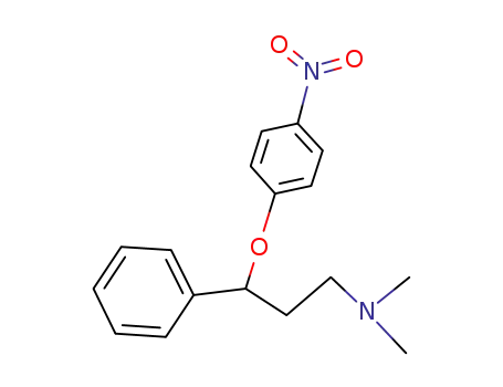 Molecular Structure of 72084-00-5 (N,N-dimethyl-3-(4-nitrophenoxy)-3-phenylpropan-1-amine)