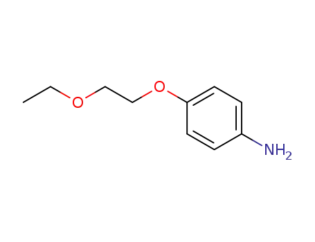 Molecular Structure of 65999-71-5 (4-(2-ETHOXYETHOXY)ANILINE)