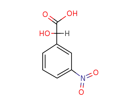 Molecular Structure of 42164-79-4 (α-Hydroxy-3-nitrobenzeneacetic acid)