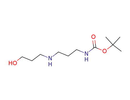 Molecular Structure of 845821-10-5 ([3-(3-hydroxypropylamino)propyl]carbamic acid tert-butyl ester)