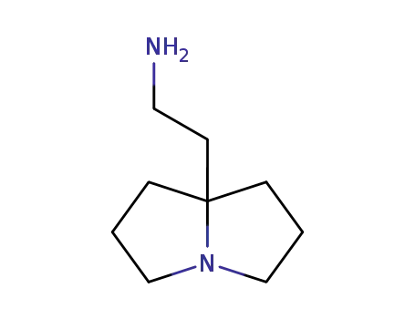 Molecular Structure of 78449-78-2 (2-(tetrahydro-1H-pyrrolizin-7a(5H)-yl)ethanamine(SALTDATA: FREE))