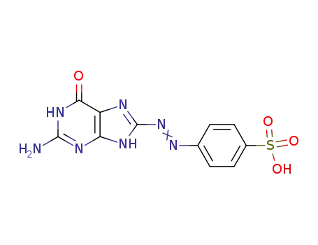 4-[(2-amino-6-oxo-3,5-dihydropurin-8-yl)diazenyl]benzenesulfonic acid
