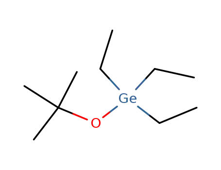 Molecular Structure of 18478-23-4 (Germane, (1,1-dimethylethoxy)triethyl-)
