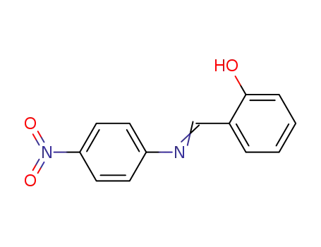 Molecular Structure of 788-25-0 (2-{[(4-nitrophenyl)imino]methyl}phenol)