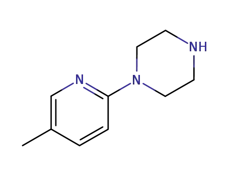 Molecular Structure of 104395-86-0 (1-(5-Methyl-2-pyridinyl)piperazine)