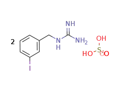 Molecular Structure of 87862-25-7 (3-IODOBENZYL-GUANIDINE HEMISULFATE)