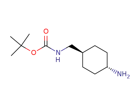 Molecular Structure of 192323-07-2 (TERT-BUTYL TRANS-4-AMINOCYCLOHEXYLMETHYLCARBAMATE)