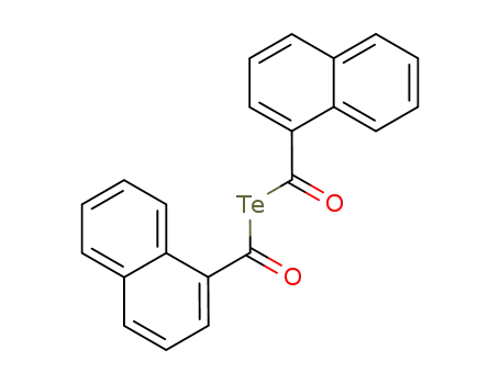 Molecular Structure of 107469-89-6 (bis(1-naphthoyl) telluride)