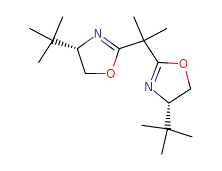 Molecular Structure of 131833-93-7 ((S,S)-(-)-2,2'-ISOPROPYLIDENEBIS(4-TERT-BUTYL-2-OXAZOLINE))