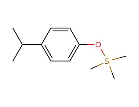 Molecular Structure of 25237-77-8 ((4-isopropylphenoxy)trimethylsilane)