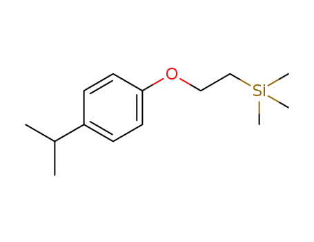 Molecular Structure of 1338215-41-0 ([2-(4-isopropylphenoxy)ethyl]trimethylsilane)