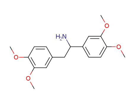 Molecular Structure of 5471-40-9 (1,2-bis(3,4-dimethoxyphenyl)ethanamine)